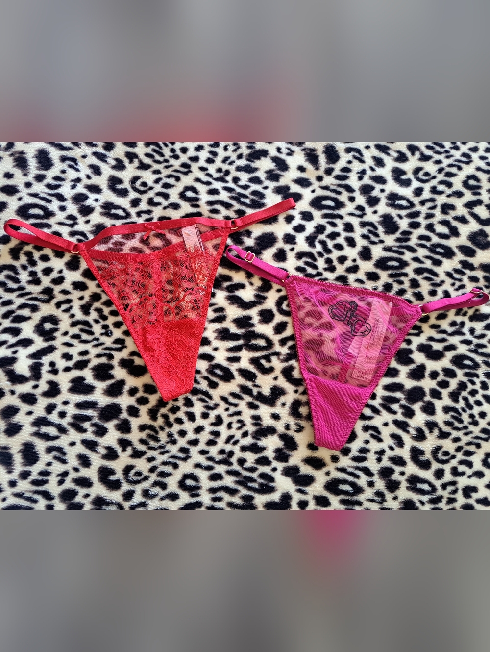 VS Shine Straps Panties Bundle(M) - NEW